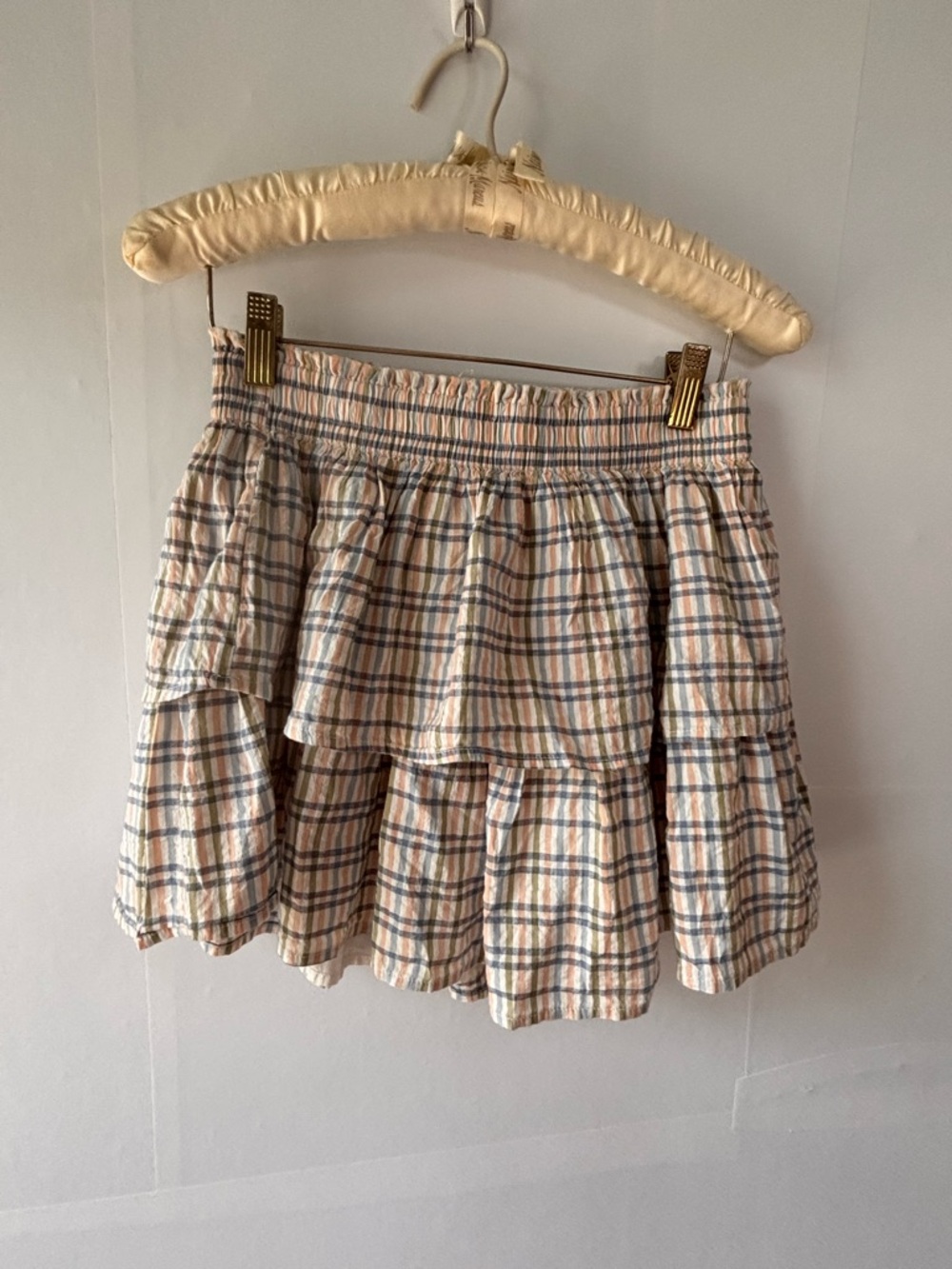 Aerie Ruffle Mini Skirt SZ SM Boho